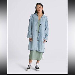 Vans Women's Casual Blue Denim Coat